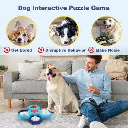 Layer Interactive Slow Feeder Dog Bowl