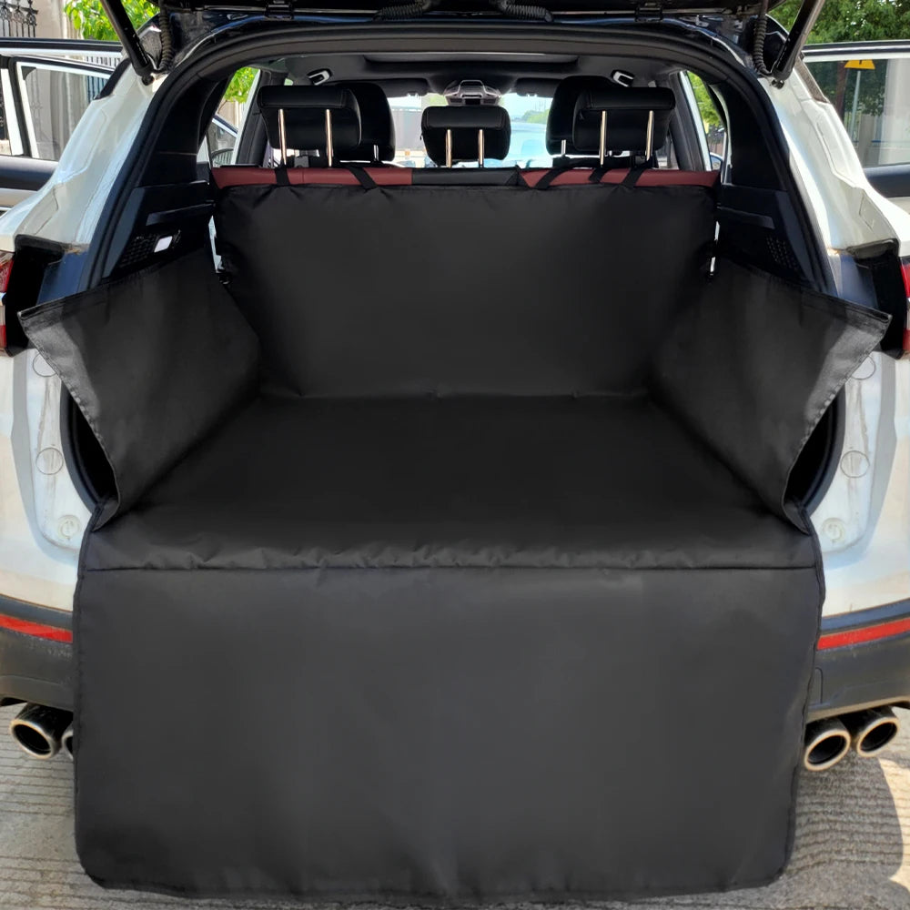 Waterproof 600D Oxford Cloth Dog Car Seat Cover Pet Travel Dog Carrier Car Trunk Mat SUV Cargo Liner for Dogs