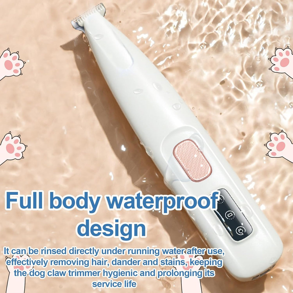 Dog Paw Trimmer,Dog Grooming Clippers, Paw Trimmer for Dog,Dog Hair Clipper
