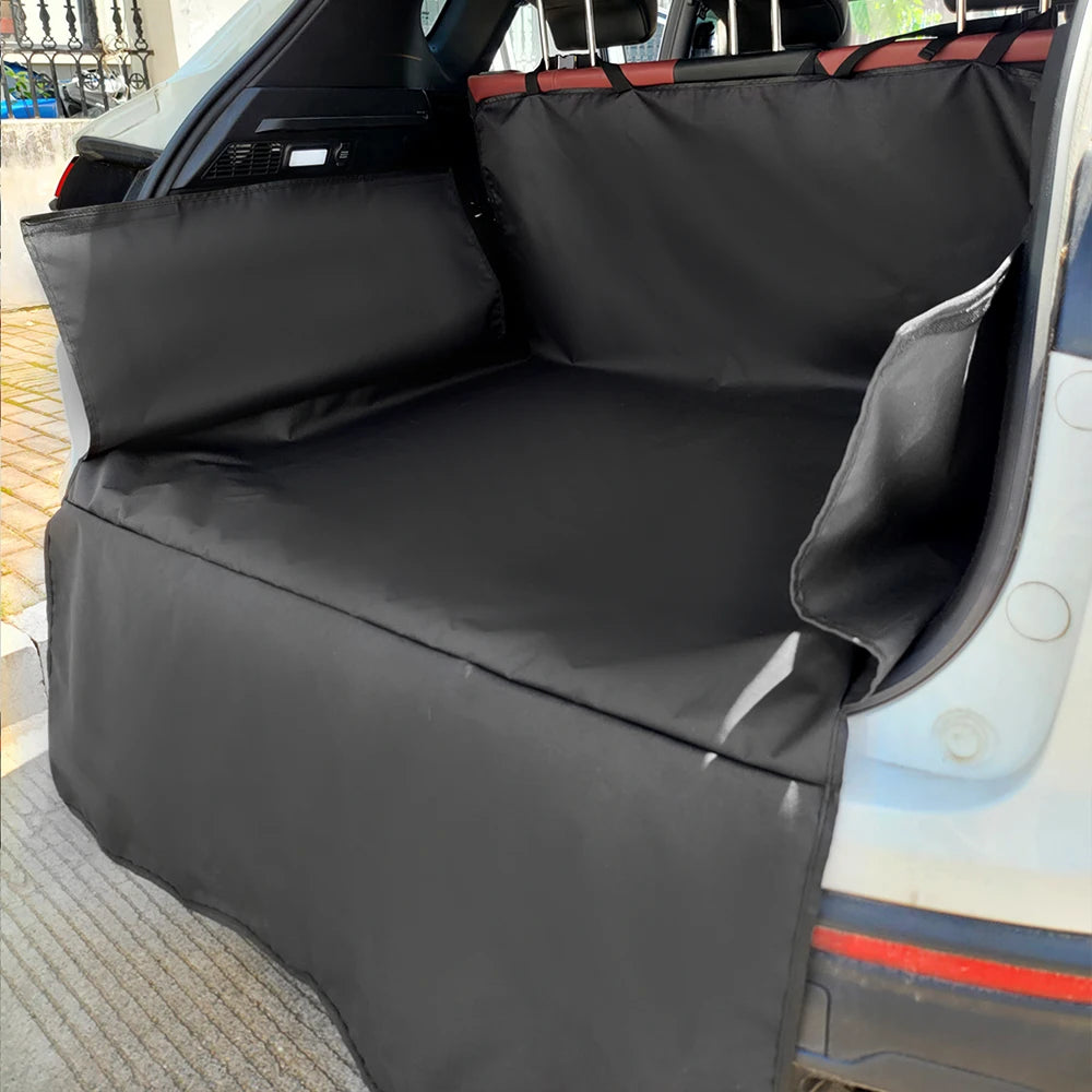 Waterproof 600D Oxford Cloth Dog Car Seat Cover Pet Travel Dog Carrier Car Trunk Mat SUV Cargo Liner for Dogs