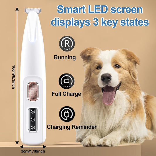 Dog Paw Trimmer,Dog Grooming Clippers, Paw Trimmer for Dog,Dog Hair Clipper