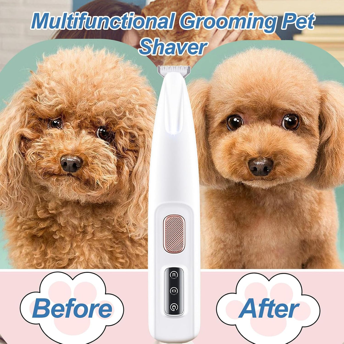 Dog Paw Trimmer,Dog Grooming Clippers, Paw Trimmer for Dog,Dog Hair Clipper